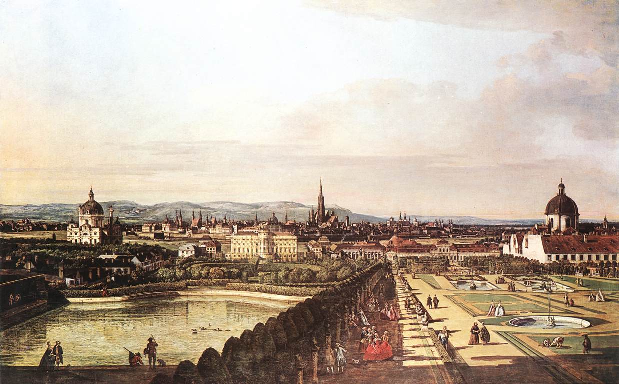 View of Vienna from the Belvedere hjhk
